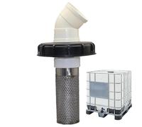 Filtro del filtro de entrada de la manguera, filtro de agua en depósito de lluvia, tapa de filtro o filtro de entrada para agua de lluvia, filtro de red para depósito de galones, inoxidable, lavable