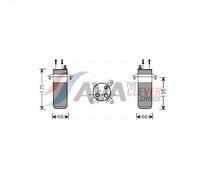 Filtro deshidratante, aire acondicionado AVA COOLING para TWINGO I 1.2 2001-2007