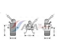 Filtro deshidratante, aire acondicionado para FORD TOURNEO CONNECT 1.8 2002-2013