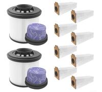 Filtro eficiente y bolsa de polvo de repuesto para Dreame Z40 Station Vacuum Boost Potencia de succión (B)
