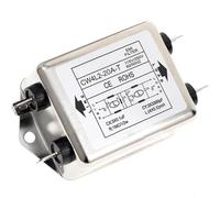 Filtro Emi de Línea de Alimentación, 115 V/250 V, 20 A, 50/60 Hz, Módulo de Filtro de Potencia Emi Cw4L2-20A-T, Terminal de Filtro Emi de Acondicionador de Línea Con Orificio de Tornillo de Montaje