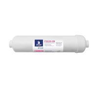 Filtro en línea para instalaciones de ósmosis - Elimina cloro, turbidez y partículas - 10 pulgadas 1/4 rosca - Alta calidad Carbon Block - (IN10C-B)