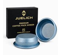 Filtro Espresso 58mm de Titanio Azul Cesta Portafiltro de precisión para extracción uniforme y reducción del channeling