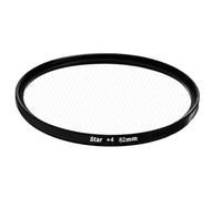 Filtro estrella de 52 mm para cámara | Vidrio roscado portátil para escenas nocturnas, cine, viajes, estudios | Accesorio de efectos para paisajes, creaciones visuales, ambientes y tomas artísticas