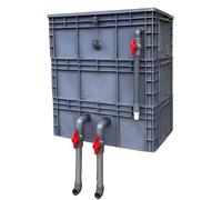 Filtro externo para acuario, filtro de caja multicapa para pecera y estanque, limpieza de agua y oxigenación, opciones de 2 a 4 capas
