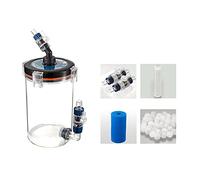 Filtro externo para cubeta de acuario con accesorios de esponja bio-bola, sin filtración biológica silenciosa, filtro externo para acuario