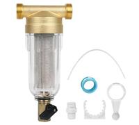 Filtro Fino Lavable, Prefiltro, Filtro de Agua del Grifo, Filtro de Sedimentos del Prefiltro, Filtro de Agua de Sedimentos Giratorio, para Filtro de Sedimentos de Manguera de Agua de Pozo (3/4")