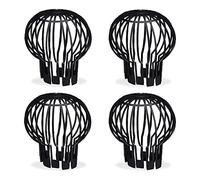 Filtro flexible de canalón de plástico para globos, filtro portátil protector conveniente limpiador de canalones