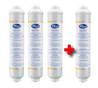 Filtro Frigo universal USC100 WPRO para: Samsung, LG, Whirlpool, Daewoo, Haier. Lote de 4
