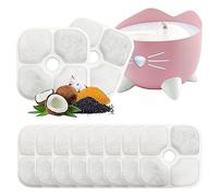 Filtro Fuente para Gatos Pixi 10 Filtros Filtros Fuente Gatos Compatibles con Catit Pixi Cat Triple para Filtración Fuente Gatos Mantenga a Su Gato Sano e Hidratadotriple para Filtración Fuente