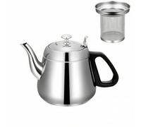 Filtro Gran Vajilla, size to 2 | Apta para Lavavajillas, ra Acero Inoxidable con canastilla para hojas Extraíble, acabado brillan, Cocina, Oficina