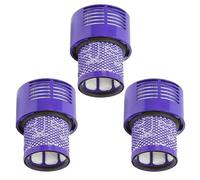 Filtro Grande Lavable, Compatible Con Aspiradora Inalámbrica Dyson V10 Sv12 Cyclone Animal Absolute Total Clean. Reemplazo De Filtro.(3pcs)