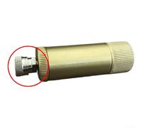 Filtro grande para bomba de aire con cabeza recta hembra de metal y 2 conectores hembra, diseñado para una eliminación eficaz de impurezas de gas y protección del sistema (cabeza hembra)