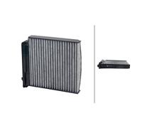 Filtro Aire Habitáculo Hella 8ZC 366 121-941 para Ford Nissan Renault