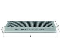 Filtro Habitáculo Partícula MAHLE para Porsche 911 (996)
