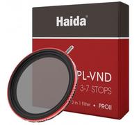 Haida Filtro CPL + VND 2 en 1 para Camera Pro II Multi-Coating Circular Polarizador + Filtro de Lente de cámara SLR de Densidad Neutra Variable Filtro de Lente de cámara SLR Impermeable Resistente a