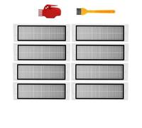 Filtro HEPA Cepillo Lateral Caja de Polvo de Cepillo Principal Compatible con Xiaomi 1s MI Robot Vacuum 2 Roborock S50 S51 S5 Accesorios de Piezas de aspiradora(Yellow)