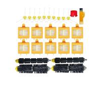 Filtro HEPA, cepillo lateral principal, rueda delantera, compatible con Roomba, serie 700, 760, 770, 780, 790, 772, 774 y 775, piezas de aspiradora robot.(Set1)