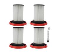 Filtro HEPA De 1, 2 O 4 Piezas Con Cepillo De Limpieza, Compatible Con Bosch, Unlimited For Aspiradoras Domésticas Gen2 Serie 8, 12036642 Y 12023349. Prefiltro.(4 PACK)