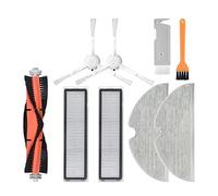 Filtro Hepa de paño de fregona de Cepillo Lateral/Principal Compatible con XiaoMi Dreame D9 y BOT L10 Pro Trouver Robot LDS Piezas de Repuesto for buscador de fregona aspiradora(Multi)