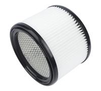 Filtro HEPA de repuesto compatible con aspiradoras Bosch GAS15 y GAS15PS, sistema de filtración multicapa de alta eficiencia para uso en seco y húmedo, para construcción de plástico PP y silicona