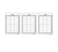 Filtro HEPA de repuesto para Roborock para aspiradora robot Combo Plus 505 y 405, 3 piezas de purificador de aire gris (paquete de 3)