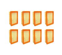 Filtro Hepa For Aspiradoras Multiusos, Compatible Con Karcher WD4/WD5/WD6/MV4/MV5/MV6 Filtro Plegable Plano, Repuesto For 2.863-005.0(8pcs)