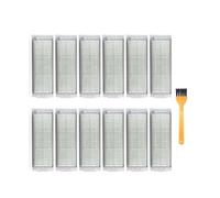 Filtro HEPA Lavable, Compatible Con Viomi, Reemplazo De Accesorios De Aspiradora V3 V2pro SE, Compatible Con Mijia, Robot LDS STYJ02YM, Fácil De Mantener(12pcs)