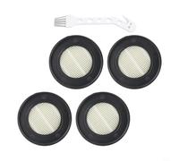 Filtro HEPA lavable de repuesto para aspiradoras inalámbricas SunSare X7A-US y Fieety-V7 - Filtros + cepillo (paquete de 4)