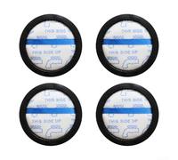 Filtro HEPA lavable de repuesto para Midea VSS1800, VSS3180, VSS4800, VSS2180, VSS7700, accesorio de filtro higiénico duradero para eliminar partículas finas y reducir el polvo en el hogar (4 paquetes