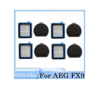 Filtro HEPA lavable para aspiradora AEG FX9, kit de accesorios de repuesto, filtro de polvo de algodón