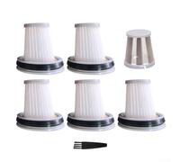 Filtro HEPA para Fanttik Slim Series V8Apex/V9Mix/V10Mix/V10Apex/V10Mate inalámbrico para aspiradora de coche, lavable, reutilizable, kit de prefiltro de acero inoxidable, limpiador de mano
