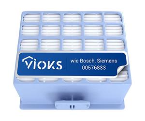 Filtro HEPA para filtro de aire, filtro higiénico, repuesto para Bosch Siemens 00576833 576833 filtro de polen, filtro HEPA para aspiradora BBZ156HF VSZ4G VZ153HFB VS06G VS06B Z3.0 BBZ153HF