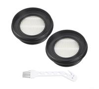 Filtro HEPA, piezas de aspiradora, para SunSare X7A-US, para Fieety para v7, filtros de repuesto lavables con cepillo de limpieza, paquete de 6 (2 unidades)