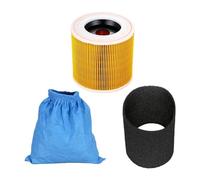 Filtro HEPA Y Bolsa De Filtro Textil, Compatible Con Karcher, MV1, MV2, WD1, WD2 Y WD3, Piezas De Repuesto For Aspiradoras.(Set A)