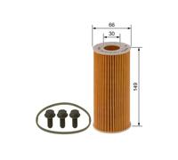 Filtro hidráulico de la caja de cambios Cartucho filtrante F 026 407 284 BOSCH