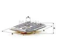 MANN-FILTER Filtro hidráulico de transmisión automática H 2019 KIT para SEAT y VOLKSWAGEN
