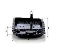 Filtro hidráulico de la caja de cambios Cartucho filtrante H 50 001 MANN-FILTER