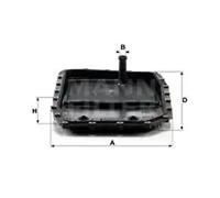 Filtro hidráulico de la caja de cambios Cartucho filtrante H 50 002 MANN-FILTER