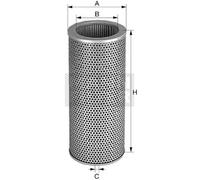 Filtro hidráulico de la caja de cambios Cartucho filtrante HD 1060/2 MANN-FILTER