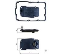 Filtro hidráulico de la caja de cambios Cartucho filtrante HX 271D MAHLE