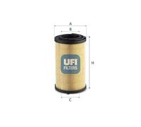 UFI Filters Filtro, sistema hidráulico operador (Ref: 76.221.00)