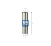 Filtro hidráulico de la dirección 83.059.00 UFI