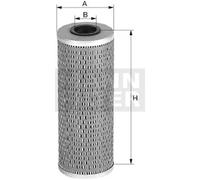 MANN-FILTER, HD 615 x Hidráulico | Para Off-Highway, Pureza fluido hidráulico, Filtración máxima, Protección sistema hidráulico, Calidad original OE