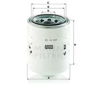 Filtro hidráulico de la dirección WD 14 002 MANN-FILTER