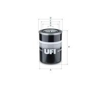 Filtro hidráulico UFI 82.132.00