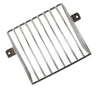 Filtro Inoxidable Acero Antibloqueo de Canalones y Desagüe | Protector de Canalones, Grandes Aberturas, Instalación Sencilla, para Balcón y Lateral, Color Plata