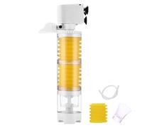 Filtro interno de acuario - Filtro de oxigenación mejorado para tanque de 100 litros | Filtro de esponja para peceras | Filtro Fishtopia de diseño silencioso | Esponja bioquímica 3 en 1 ajustable