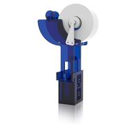 Filtro Interno De Acuario para Eliminación De Heces, Carrete Automático De Papel Higiénico para Pecera, Filtro De Separación Húmedo/seco, Control Inteligente, Máquina De Tela Filtrante para Co Blue A