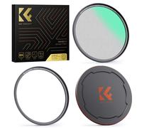 Filtro K&F Concept Magnetic 1/4 Black Mist Nano-X que incluye anillo adaptador y tapa de lente 82 mm